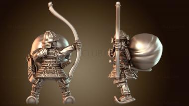 3D модель Чемпион по конным лучникам Samurai Warfare (STL)