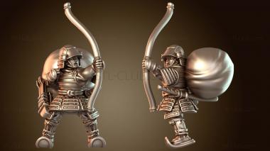 3D модель Командир конных лучников «Самурайское воинство» (STL)