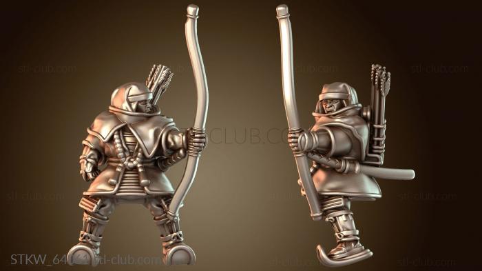 Military Самурайский боевой конный монах-лучник