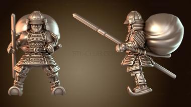 3D модель Тяжелое конное копье самурая (STL)