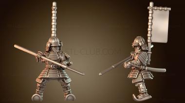 3D модель Самурайский боевой меч (STL)