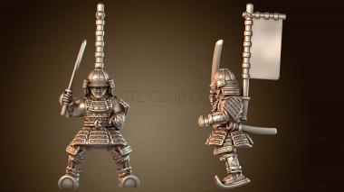 3D модель Чемпион по конному бою с самураями (STL)