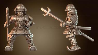 3D модель Самурайское боевое конное оружие Яри (STL)