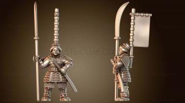 3D модель Самурайское военное дело Муша (STL)