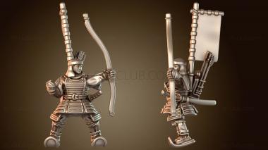 3D модель Samurai Warfare Муша Защитник (STL)