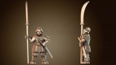 3D модель Самурайский военный Муша Скаут (STL)