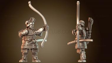 3D модель Самурайское Война Муша Ронин (STL)