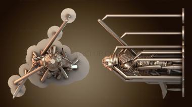 3D модель Чемпион по самурайскому боевому искусству нагината (STL)