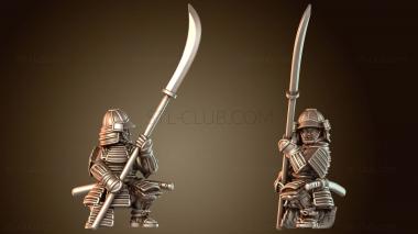 3D модель Самурайское военное ополчение (STL)