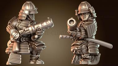 3D модель Самурайское военное ополчение Крестьянская гвардия (STL)