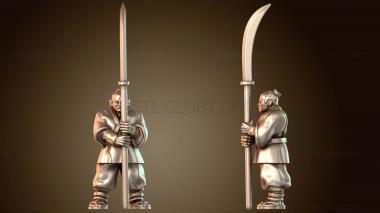 3D модель Самурайское военное дело Ронин (STL)