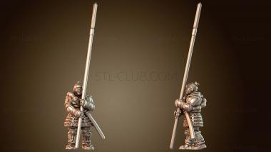 3D модель Воин-самурай (STL)