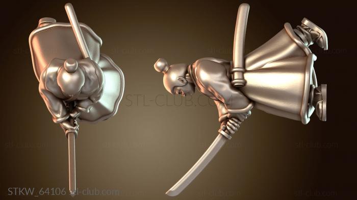 Самурайский военный мечник