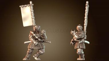 3D модель Ветеран ударной атаки самурая (STL)