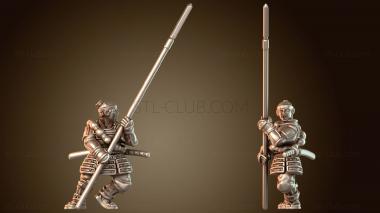 3D модель Самурайский боевой клинок, ветеран (STL)