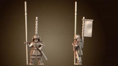 3D модель Самурайский боевой защитник тени (STL)