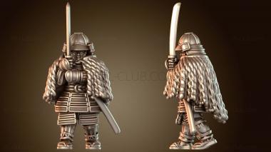 3D модель Чемпион по боевым самурайским мечам (STL)