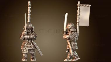 3D модель Самурайский военный авангард (STL)