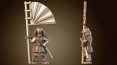 3D модель Самурайский военный лидер (STL)