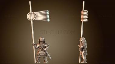 3D модель Самурайский боевой яри-гард (STL)