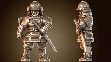 3D модель Samurai Warfare Yari Champion (STL)