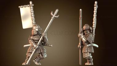 3D модель Самурайский боевой яри-гард (STL)