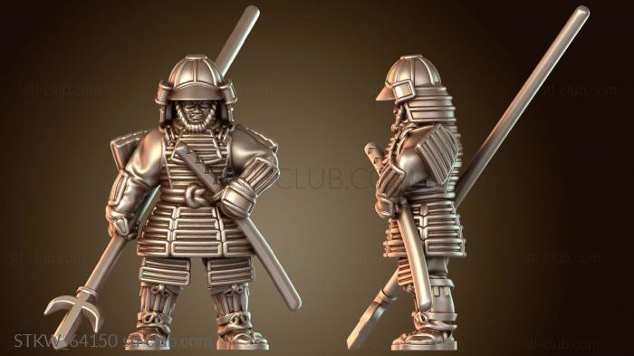 Military Самурайское Война Яри Защитник