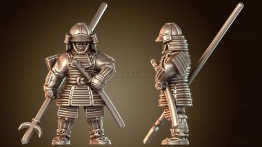 3D модель Самурайское Война Яри Защитник (STL)