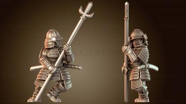 3D модель Самурайское Война Яри Страж (STL)