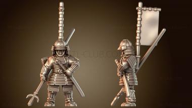 3D модель Самурайское Война Яри Сентинел (STL)