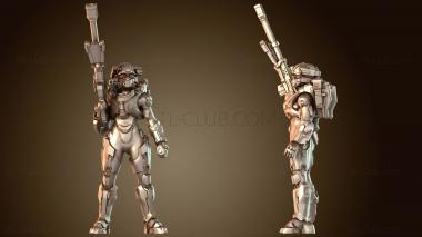 3D модель Снайперская винтовка San Blue Gen Linda (STL)