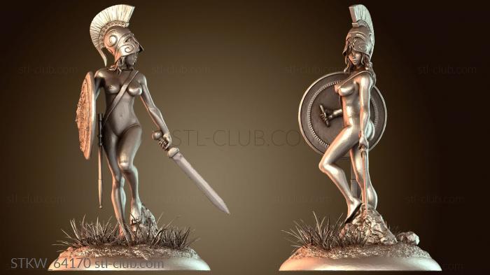 Military Сан Обнаженная женщина