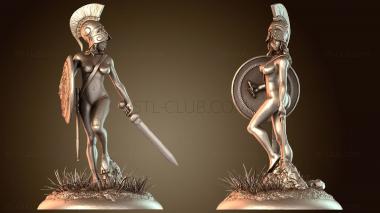 3D модель Сан Обнаженная женщина (STL)