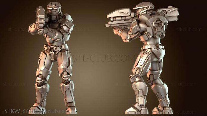 Military Сан II человек Живописный