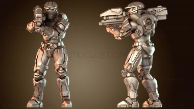 3D модель Сан II человек Живописный (STL)