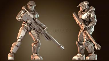 3D модель Сан-Нуово Снайпер Женщина (STL)