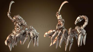 3D модель Только песчаный скорпион в пустыне (STL)