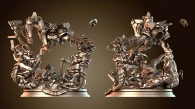 3D модель Сангвиний сражается с ангелом (STL)