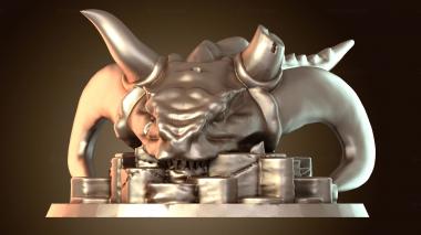 3D модель Сангвиний Истинная Гриц БАМ (STL)