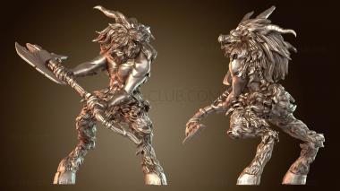 3D модель Сатир в ярости (STL)