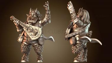 3D модель Сатир-мужчина, бард, ловкий (STL)