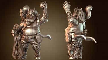 3D модель Сатир-мужчина, бард, очаровательный (STL)