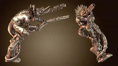 3D модель Ящерицы-хамелеоны (STL)