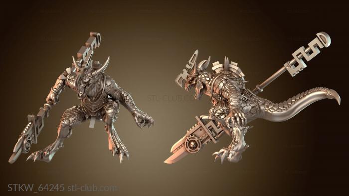 Military Ветеран-саурианец на тираннозавровом всаднике