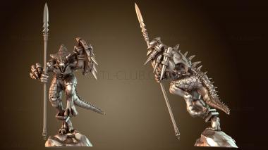 3D модель ЗАВРУС С КОПЬЕМ Крадущийся (STL)