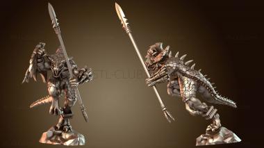 3D модель ЗАВРУС С КОПЬЕМ Быстрый (STL)