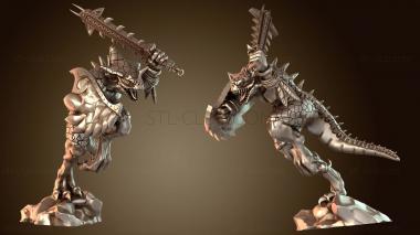 3D модель ЗАВРУС С МЕЧОМ Элитный (STL)