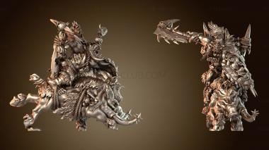 3D модель Верхняя часть топора вепря дикого орка-военачальника (STL)