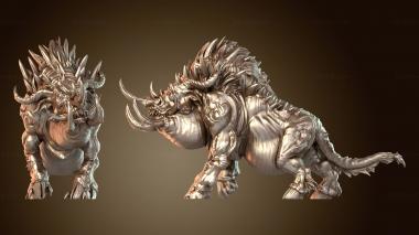 3D модель Ветеран дикого боевого кабана (STL)