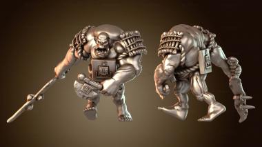 3D модель Дикари Орки Пехота Дикарь (STL)